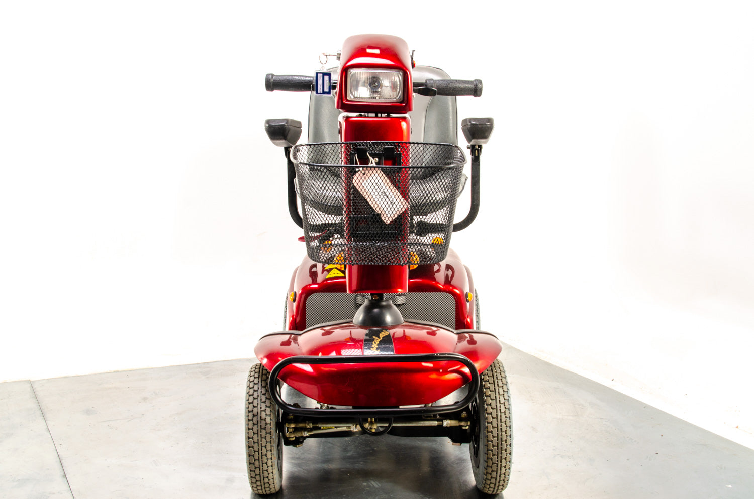 Rascal 388 All-Terrain Used Electric Mobility Scooter 6mph Road Pavement Suspension Red 03687 Secondary image