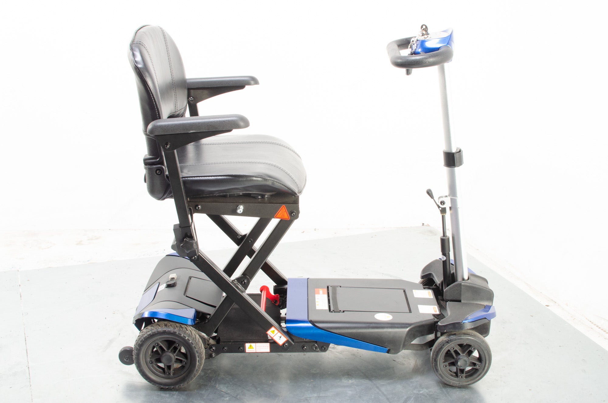 2019 Monarch Smarti 4mph Remote Auto Folding Mobility Scooter Blue