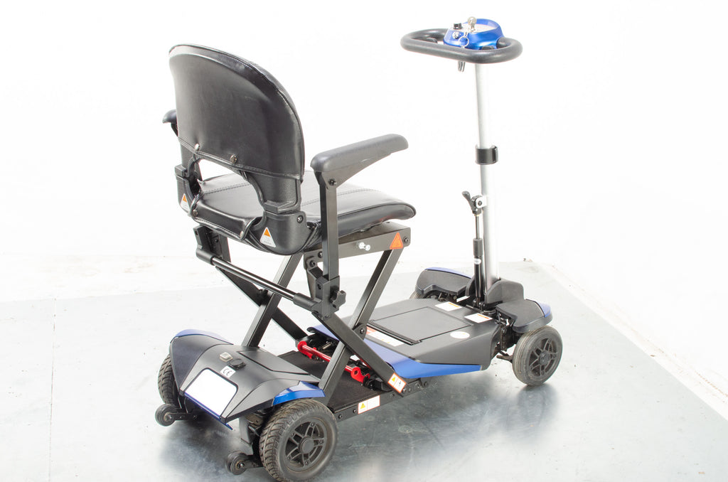 2019 Monarch Smarti 4mph Remote Auto Folding Mobility Scooter Blue
