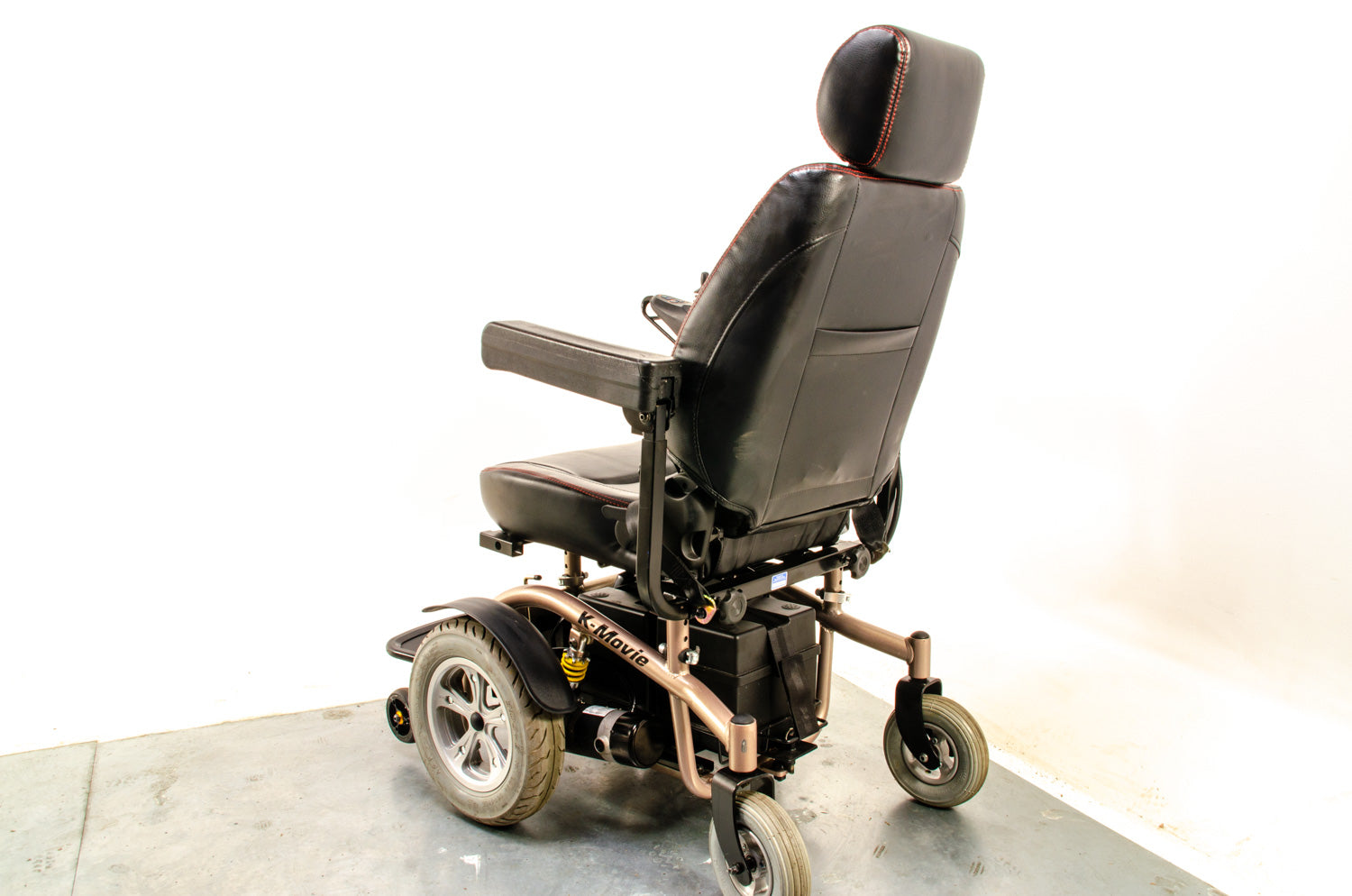 Kymco K-Movie FWD Electric Powered Wheelchair Captains Seat Comfy Metallic Mink