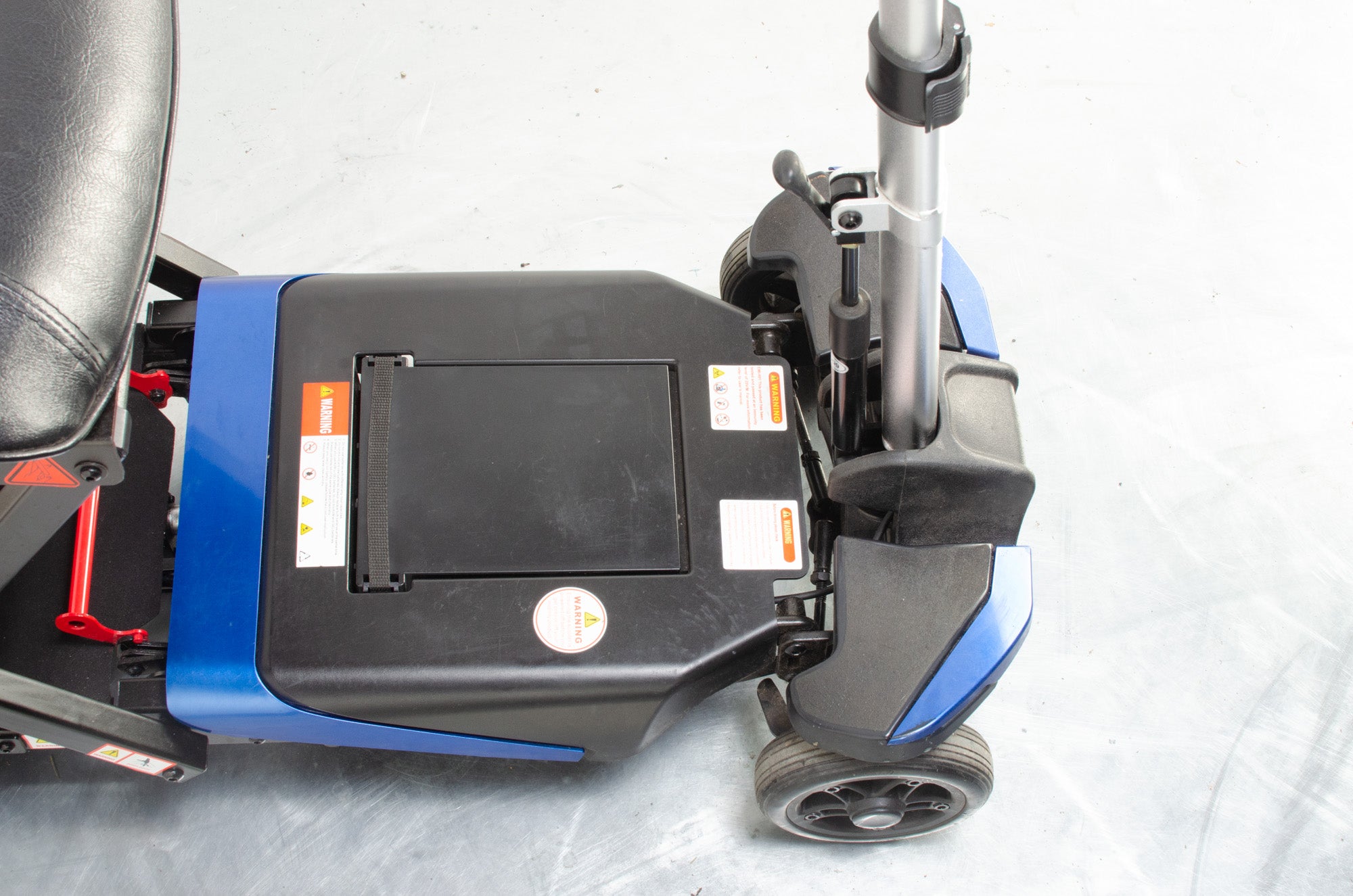 2019 Monarch Smarti 4mph Remote Auto Folding Mobility Scooter Blue