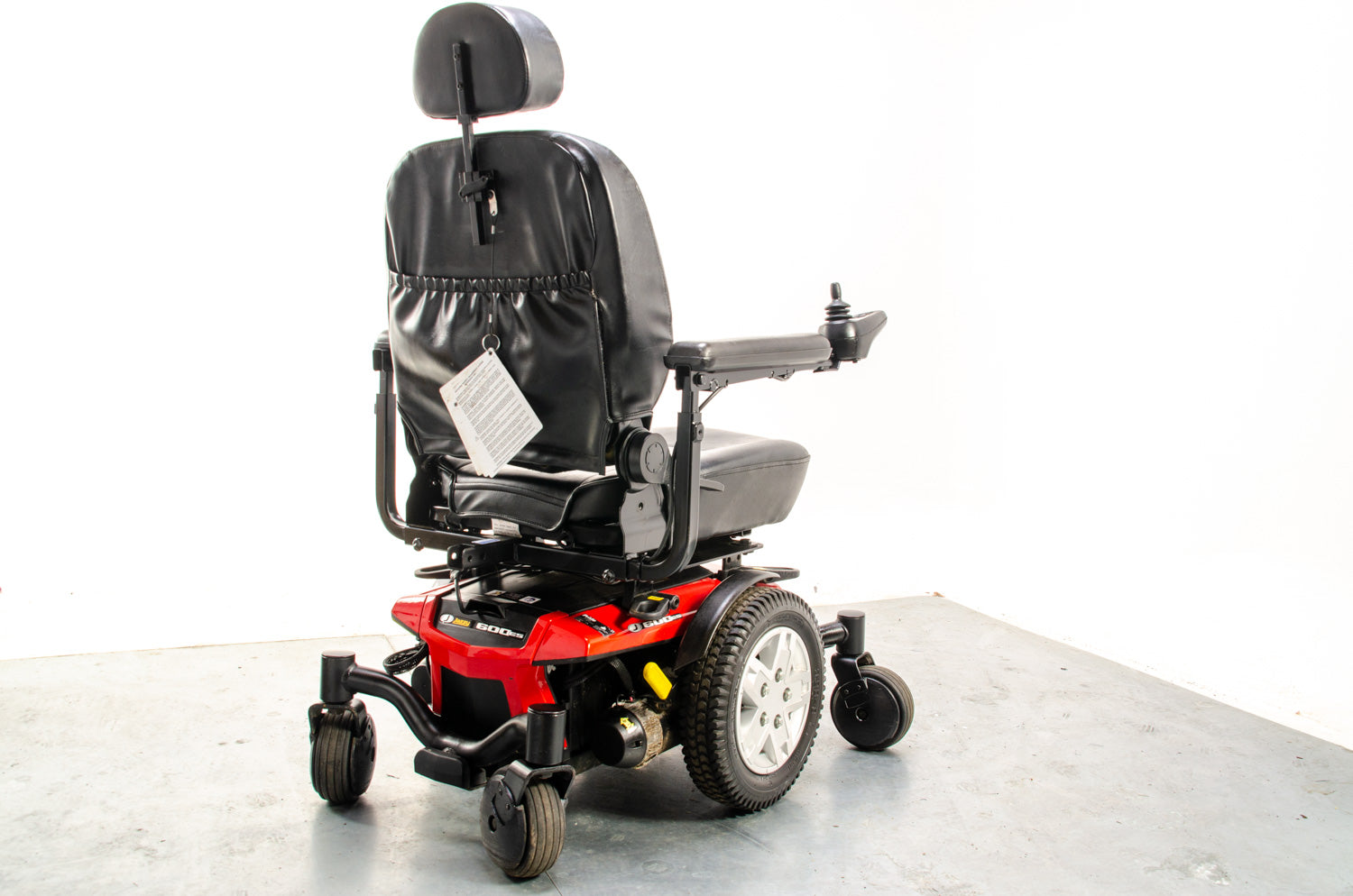 Pride Jazzy J600ES Used Electric Wheelchair Powerchair Indoor Outdoor Suspension Red 13781