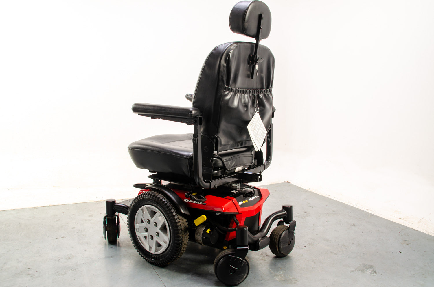 Pride Jazzy J600ES Used Electric Wheelchair Powerchair Indoor Outdoor Suspension Red 13781