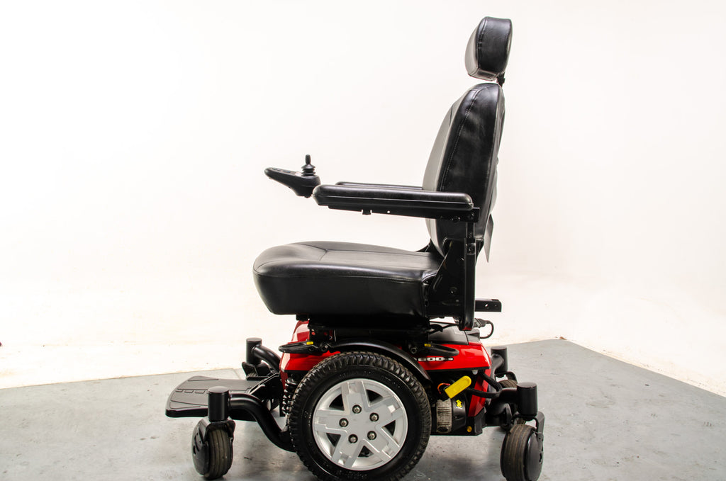 Pride Jazzy J600ES Used Electric Wheelchair Powerchair Indoor Outdoor Suspension Red 13781