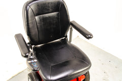 Pride Jazzy J600ES Used Electric Wheelchair Powerchair Indoor Outdoor Suspension Red 13781