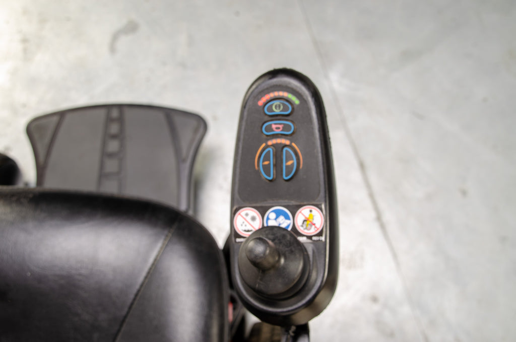 Pride Jazzy J600ES Used Electric Wheelchair Powerchair Indoor Outdoor Suspension Red 13781