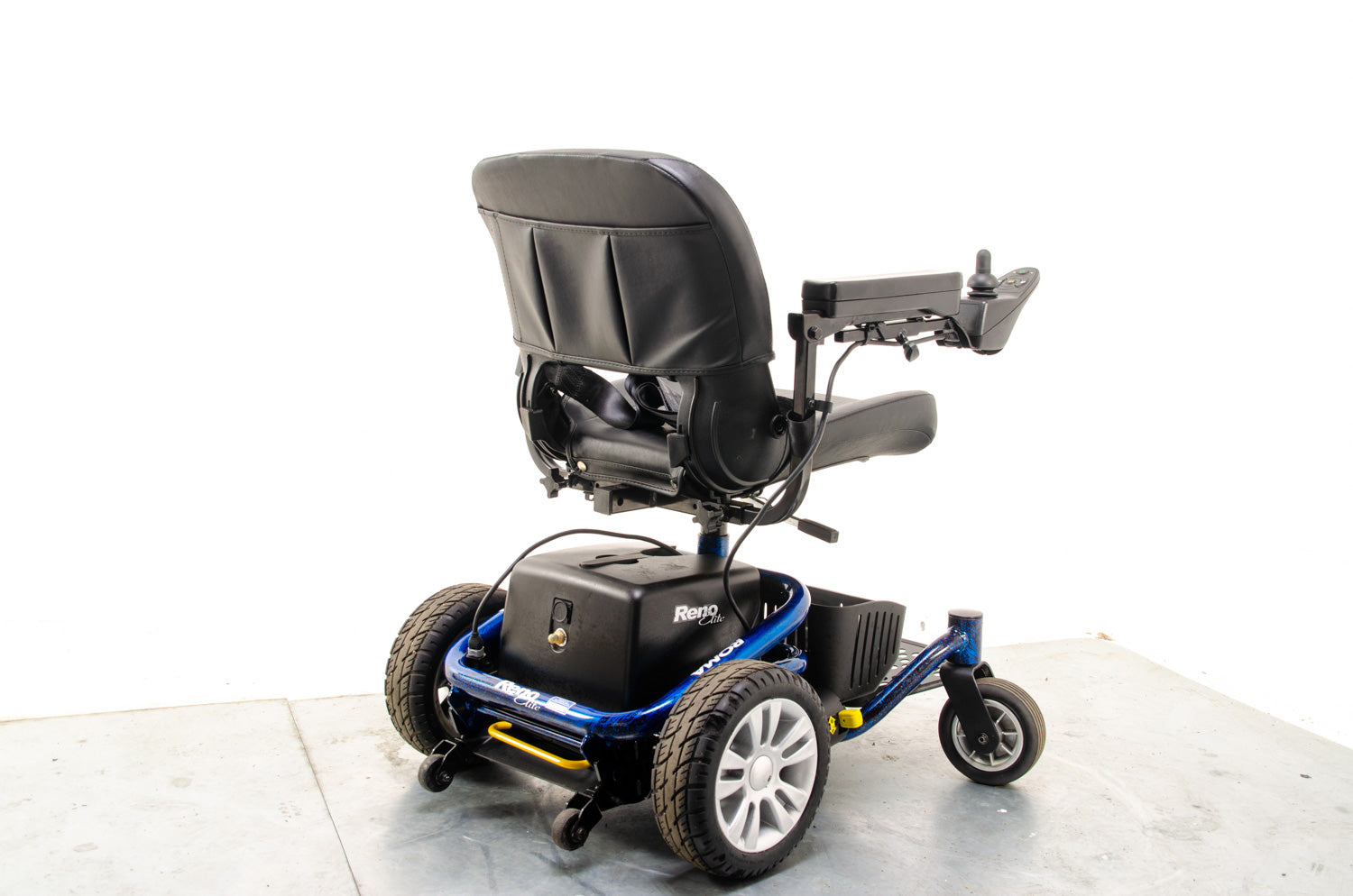 Roma Reno Elite Used Electric Wheelchair Powerchair Flame Blue indoor Outdoor 13606