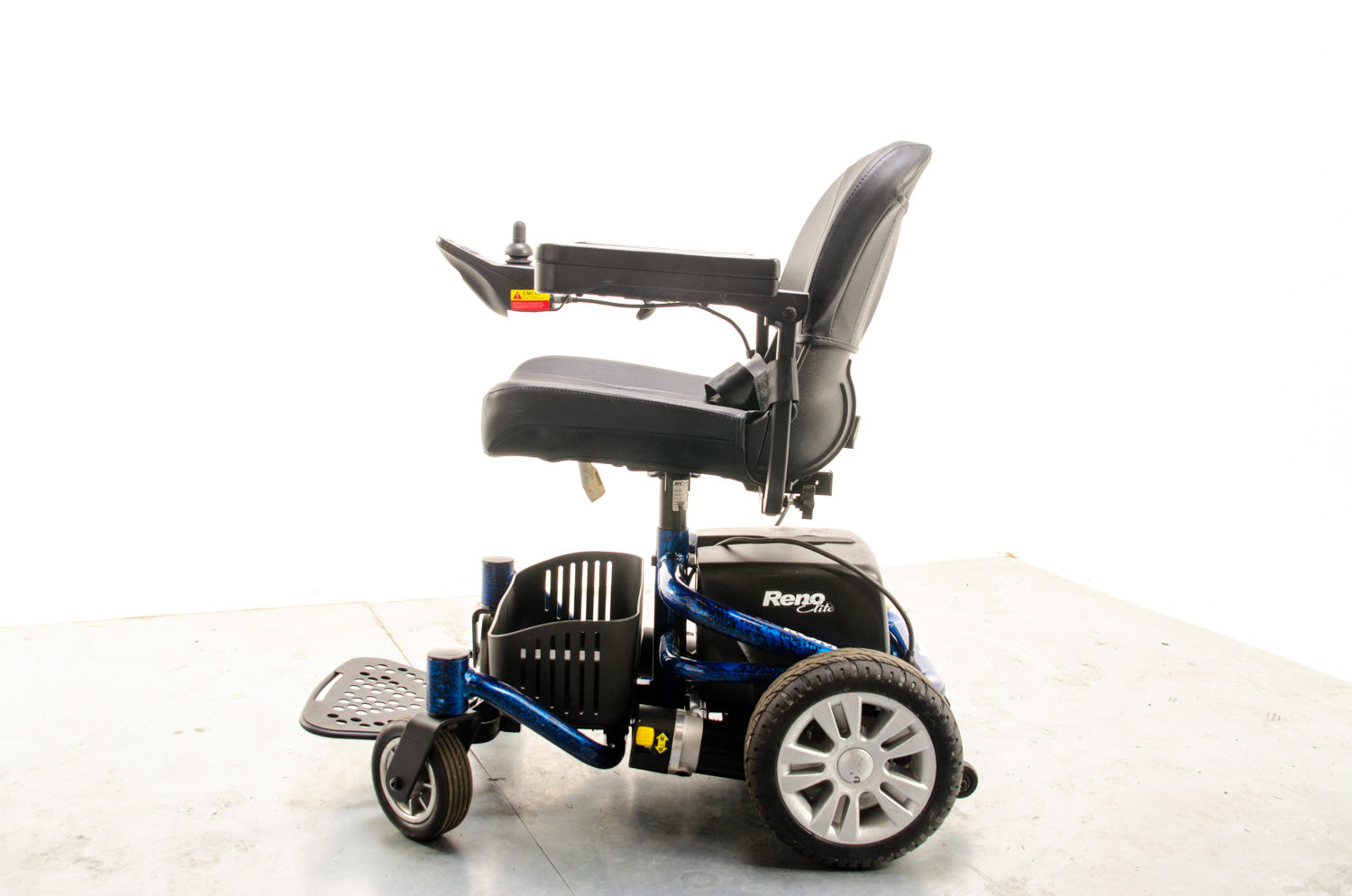 Roma Reno Elite Used Electric Wheelchair Powerchair Flame Blue indoor Outdoor 13606