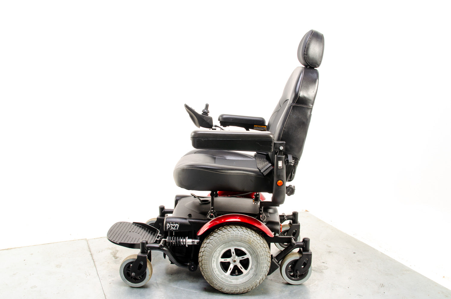 Rascal P327 Used Powerchair Electric Mobility Wheelchair Red 4mph MWD 13782