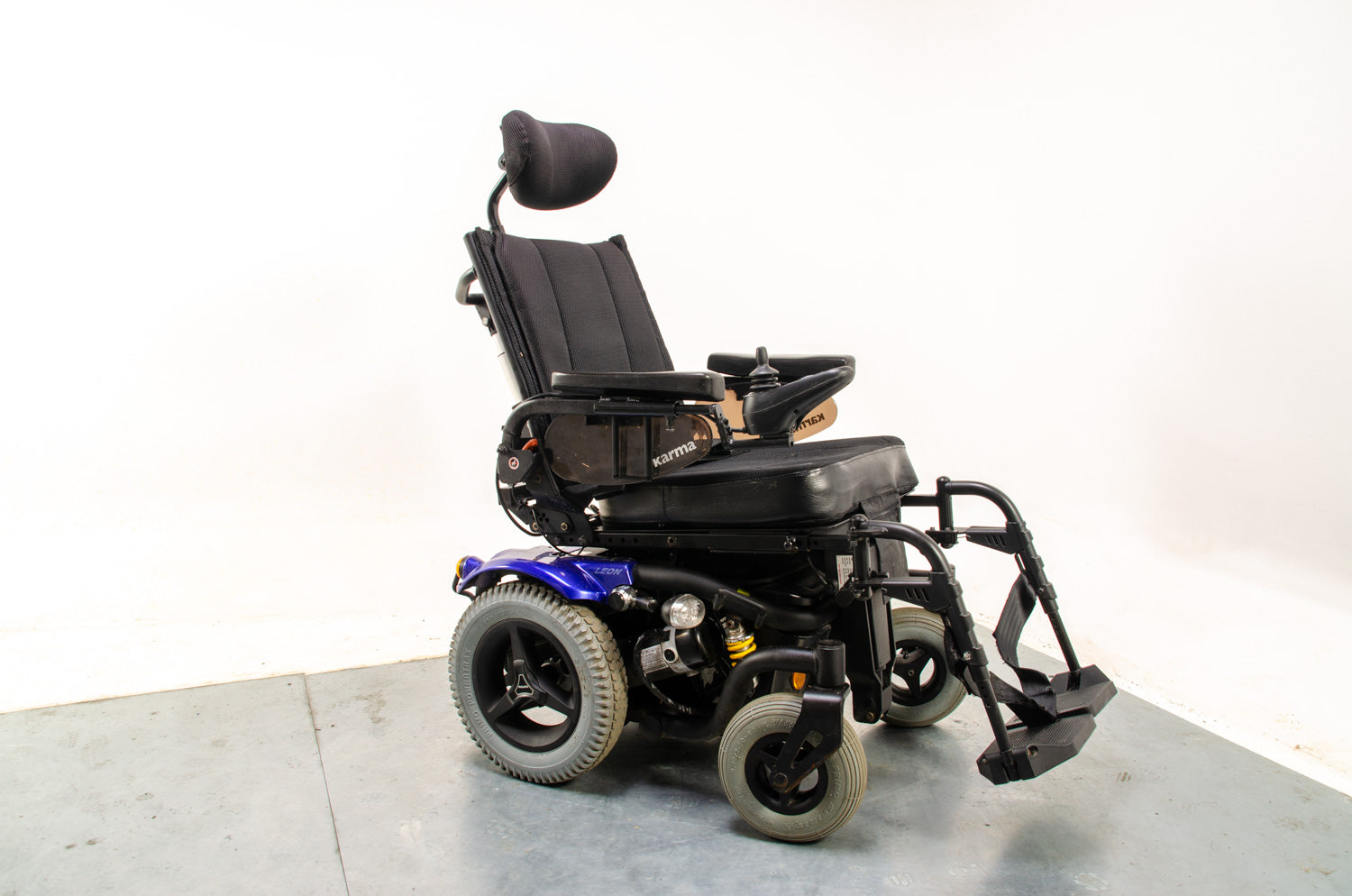 Karma Leon 8mph Outdoor Electric Wheelchair Powerchair Power Tilt Recline Full Suspension