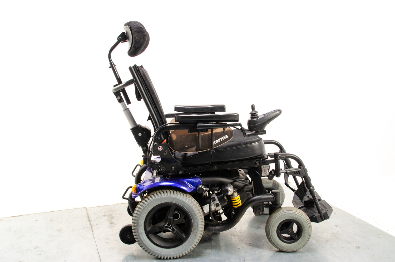 Karma Leon 8mph Outdoor Electric Wheelchair Powerchair Power Tilt Recline Full Suspension