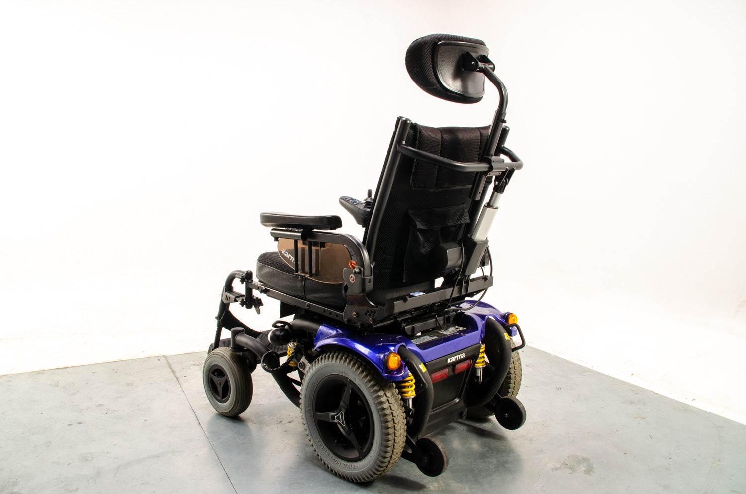 Karma Leon 8mph Outdoor Electric Wheelchair Powerchair Power Tilt Recline Full Suspension