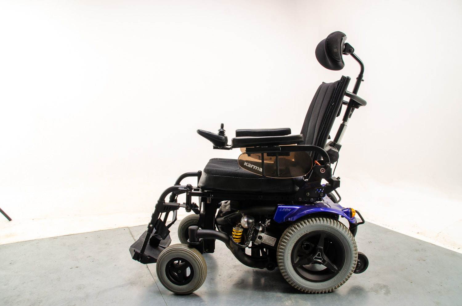 Karma Leon 8mph Outdoor Electric Wheelchair Powerchair Power Tilt Recline Full Suspension