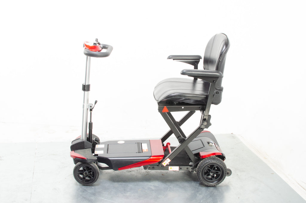 Monarch Smarti Used Remote Automatic Folding Mobility Scooter Travel Red