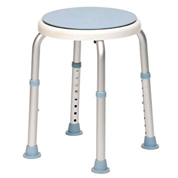 Drive Bath Stool Hight Adjustable With Swivel Seat Main image