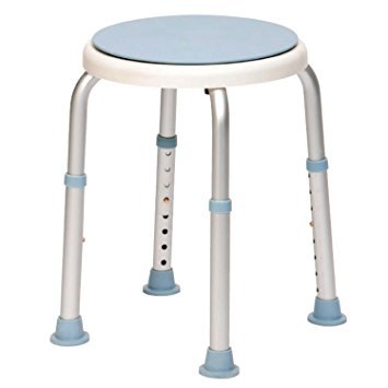 Drive Bath Stool Hight Adjustable With Swivel Seat