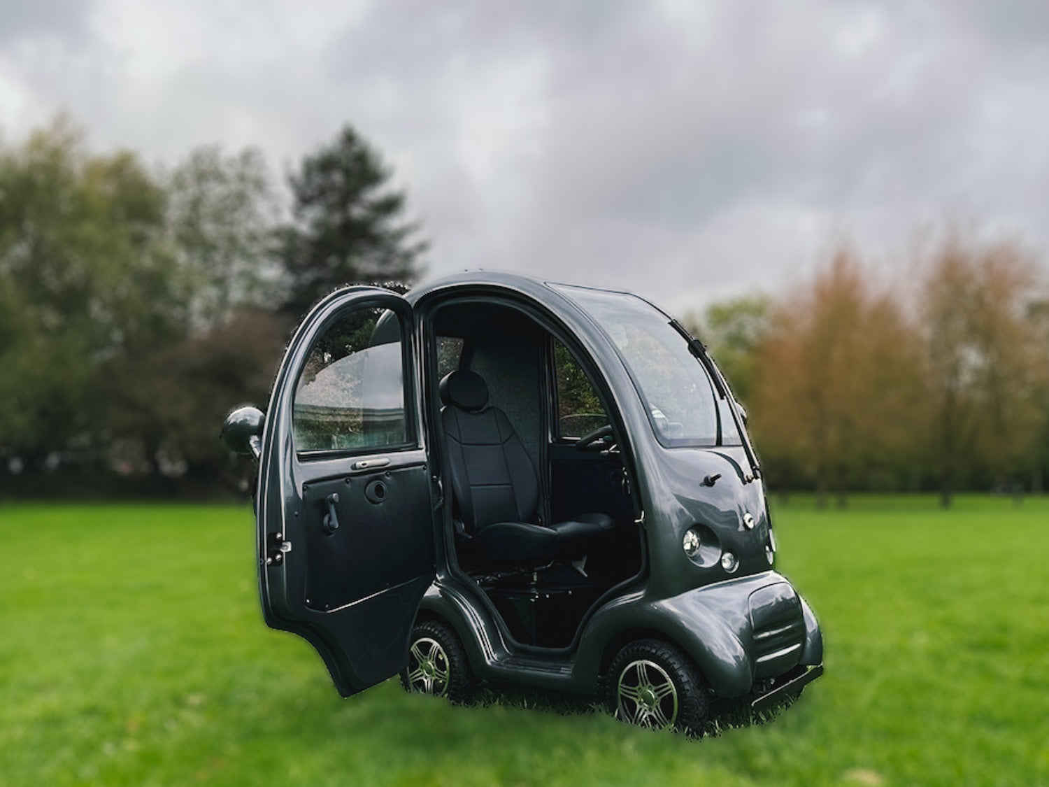 2021 Scooterpac Cabin Car MK2 8mph Covered Mobility Scooter Grey Road Legal