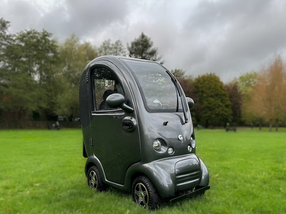 2021 Scooterpac Cabin Car MK2 8mph Covered Mobility Scooter Grey Road Legal