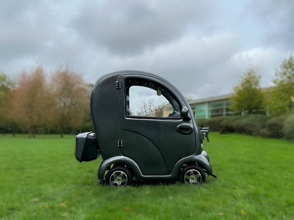 2021 Scooterpac Cabin Car MK2 8mph Covered Mobility Scooter Grey Road Legal