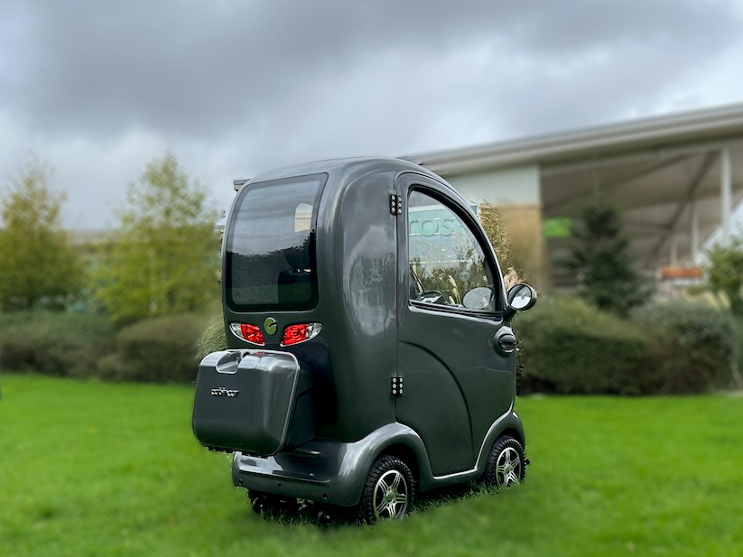 2021 Scooterpac Cabin Car MK2 8mph Covered Mobility Scooter Grey Road Legal