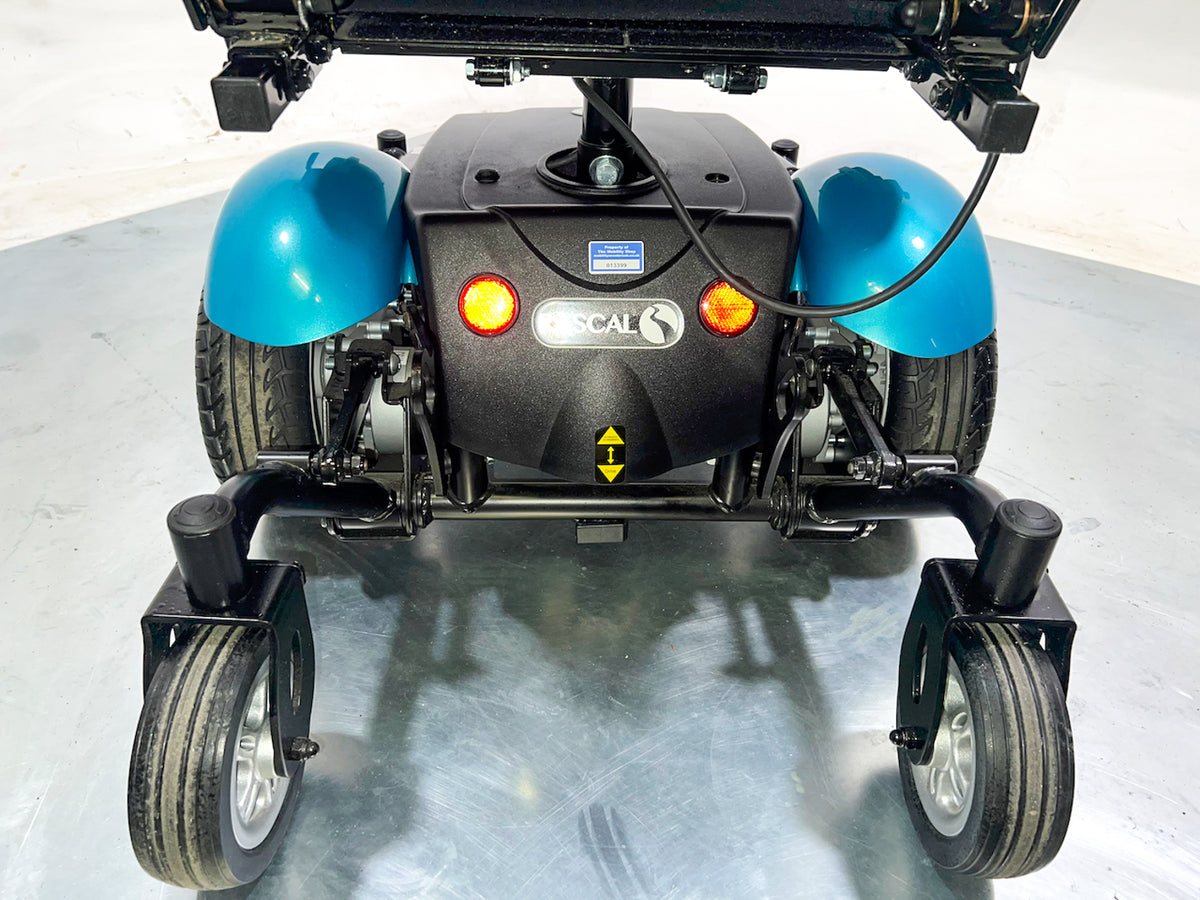 Rascal Realto Used Powerchair Electric Mobility Wheelchair Teal MWD Indoor Outdoor