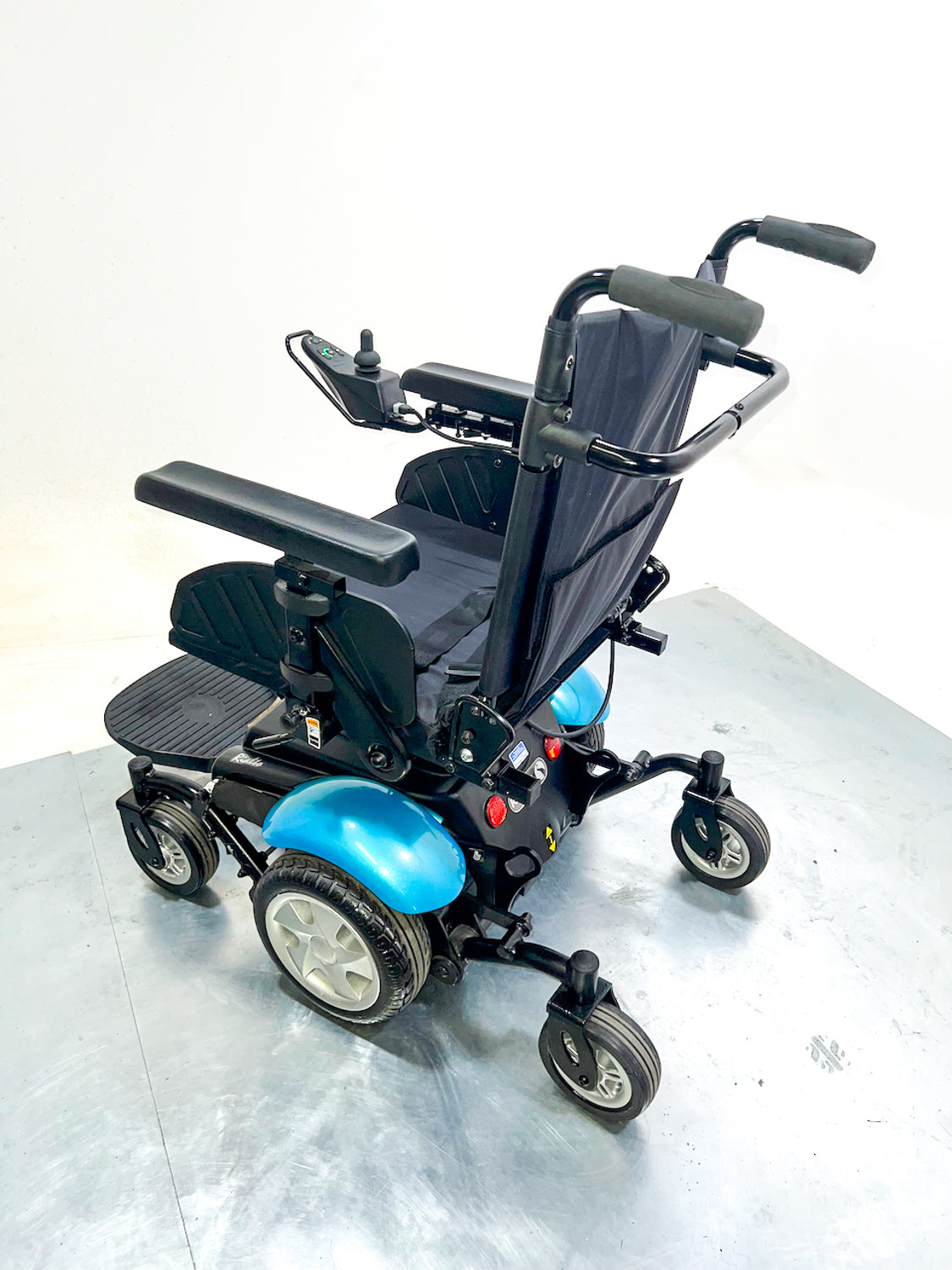 Rascal Realto Used Powerchair Electric Mobility Wheelchair Teal MWD Indoor Outdoor