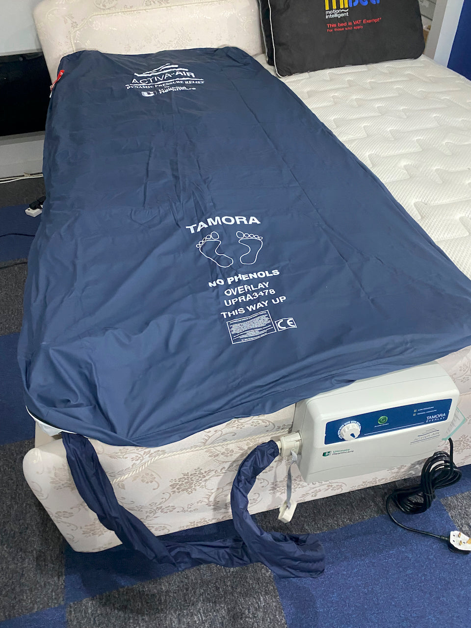 Tamora Dynamic Air Overlay Mattress with Alternating Pressure Relief Secondary image