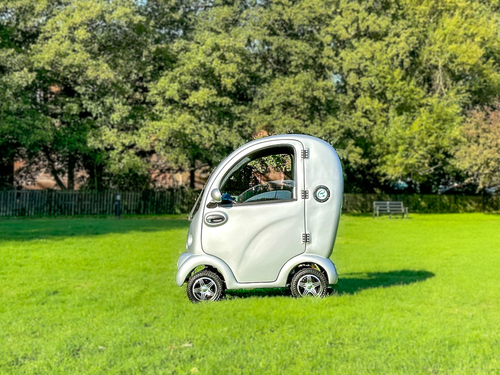 Scooterpac CabinCar MK2 8mph Covered Cabin Car Mobility Scooter Used Road Legal Silver