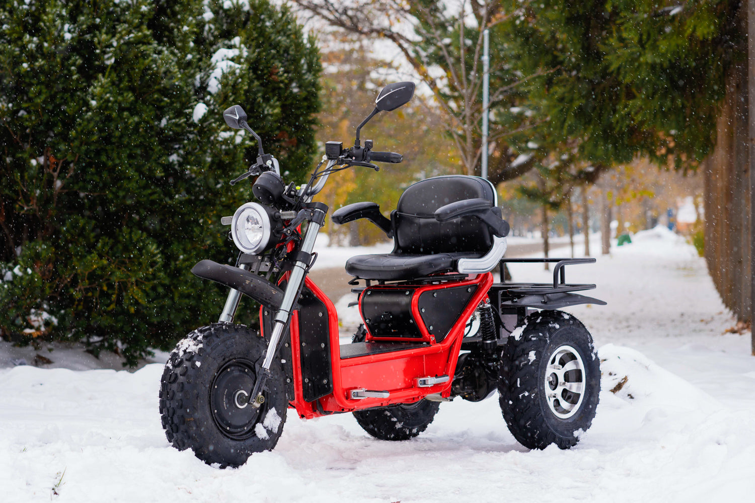 Invader Ultimate All-Terrain Off-Road All Wheel Drive Trike Mobility Scooter Road Legal