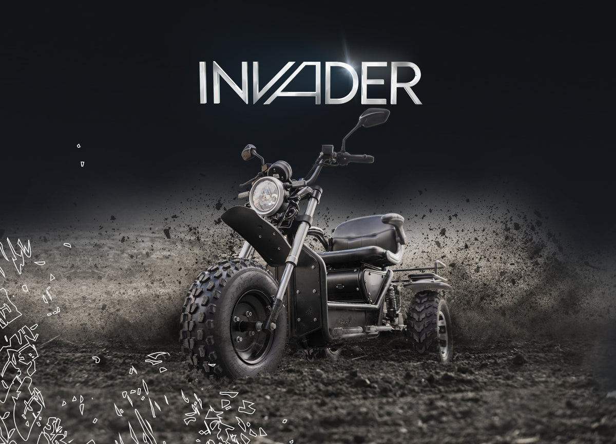 Invader Ultimate All-Terrain Off-Road All Wheel Drive Trike Mobility Scooter Road Legal Main image