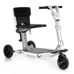 Moving Life ATTO Folding Electric Mobility Scooter Lightweight Lithium 4mph White