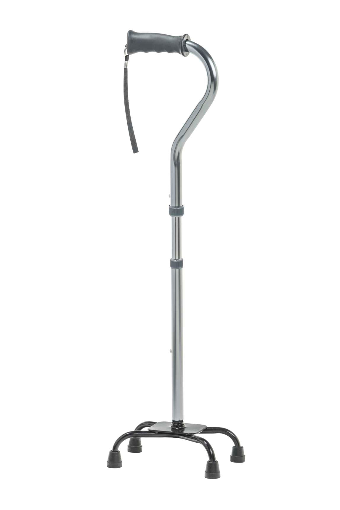 Folding Quad Cane Adjustable Heith Self Standing Walking Stick Drive Devilbiss