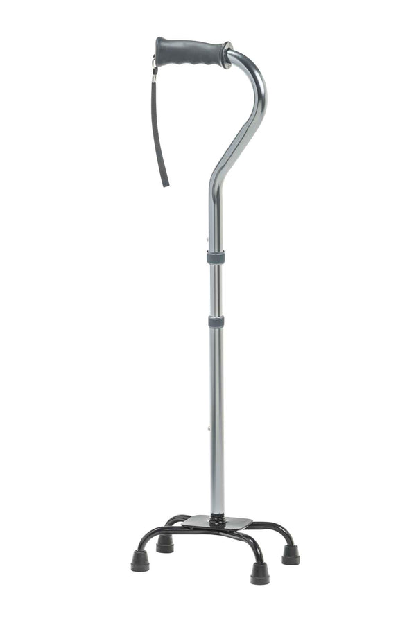 Folding Quad Cane Adjustable Heith Self Standing Walking Stick Drive Devilbiss