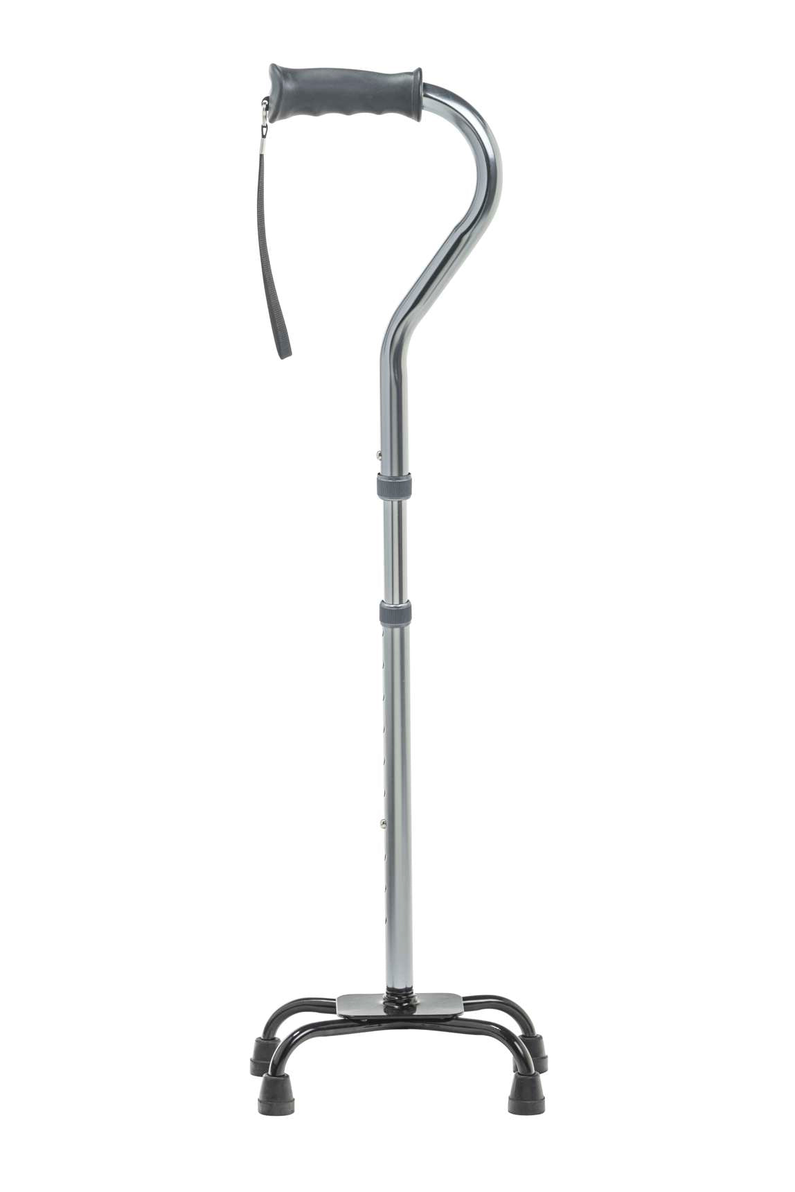 Folding Quad Cane Adjustable Heith Self Standing Walking Stick Drive Devilbiss
