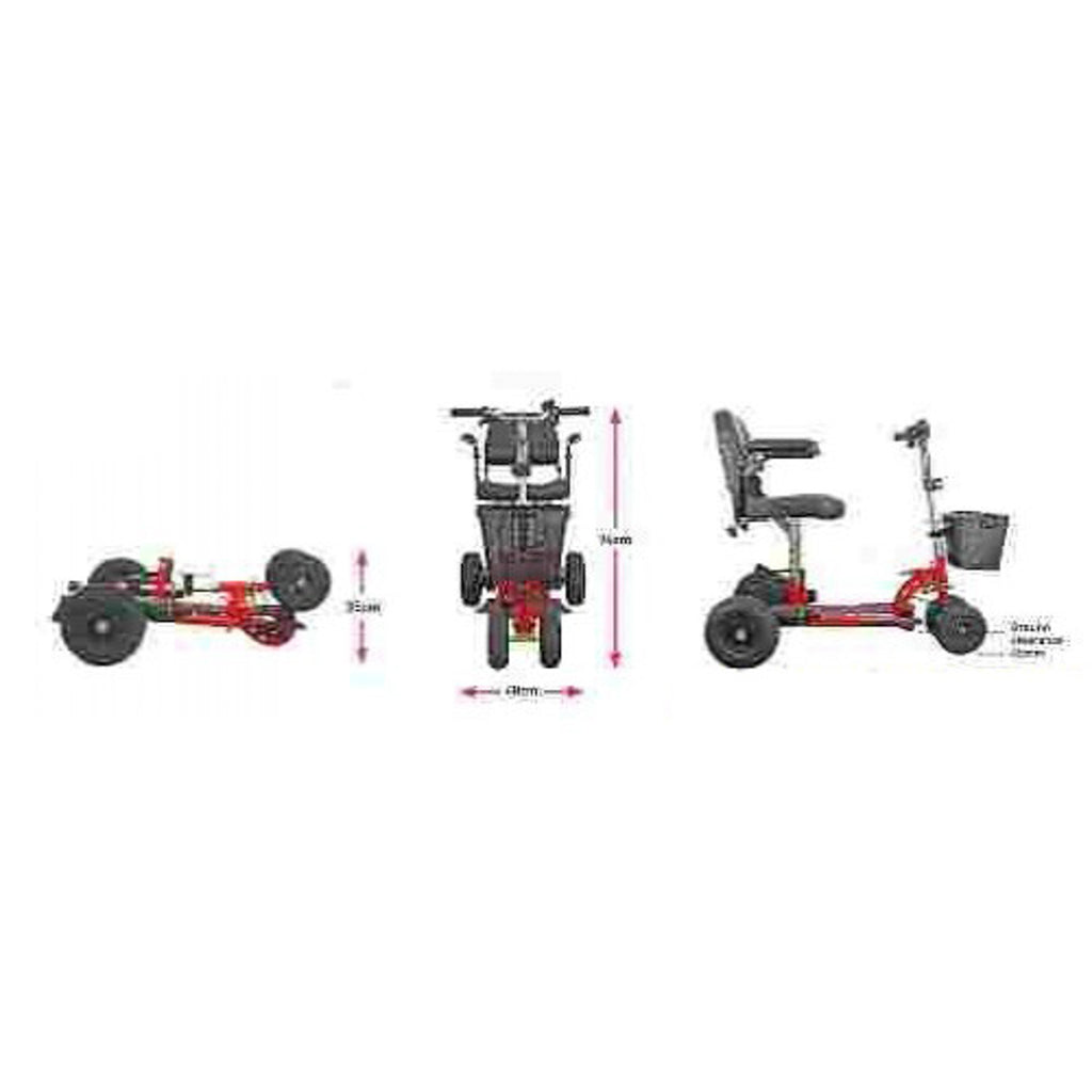 SupaScoota XL Sport Transportable Mobility Scooter Trike All-Terrain Folding