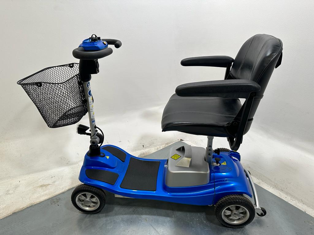 Illusion Ultra Lightweight Aluminium Mobility Boot Scooter in Blue 4mph with Suspension