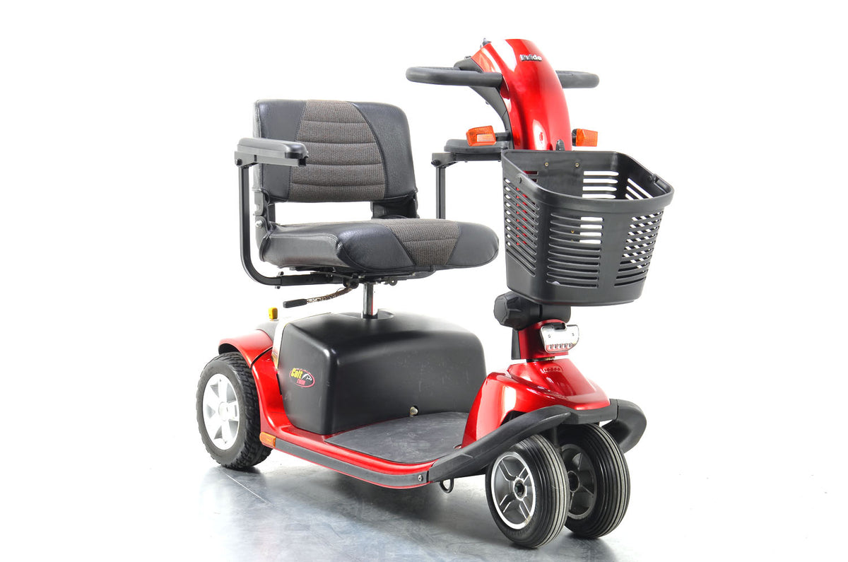 Pride Colt Twin 4mph Class 2 Mobility Scooter 3 Wheel in Red Main image