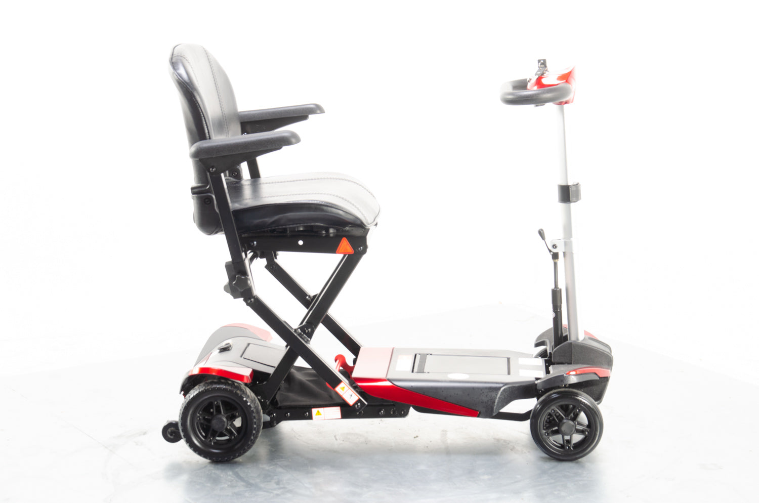 2018 Monarch Smarti 4mph Remote Auto Folding Mobility Scooter in Red Secondary image