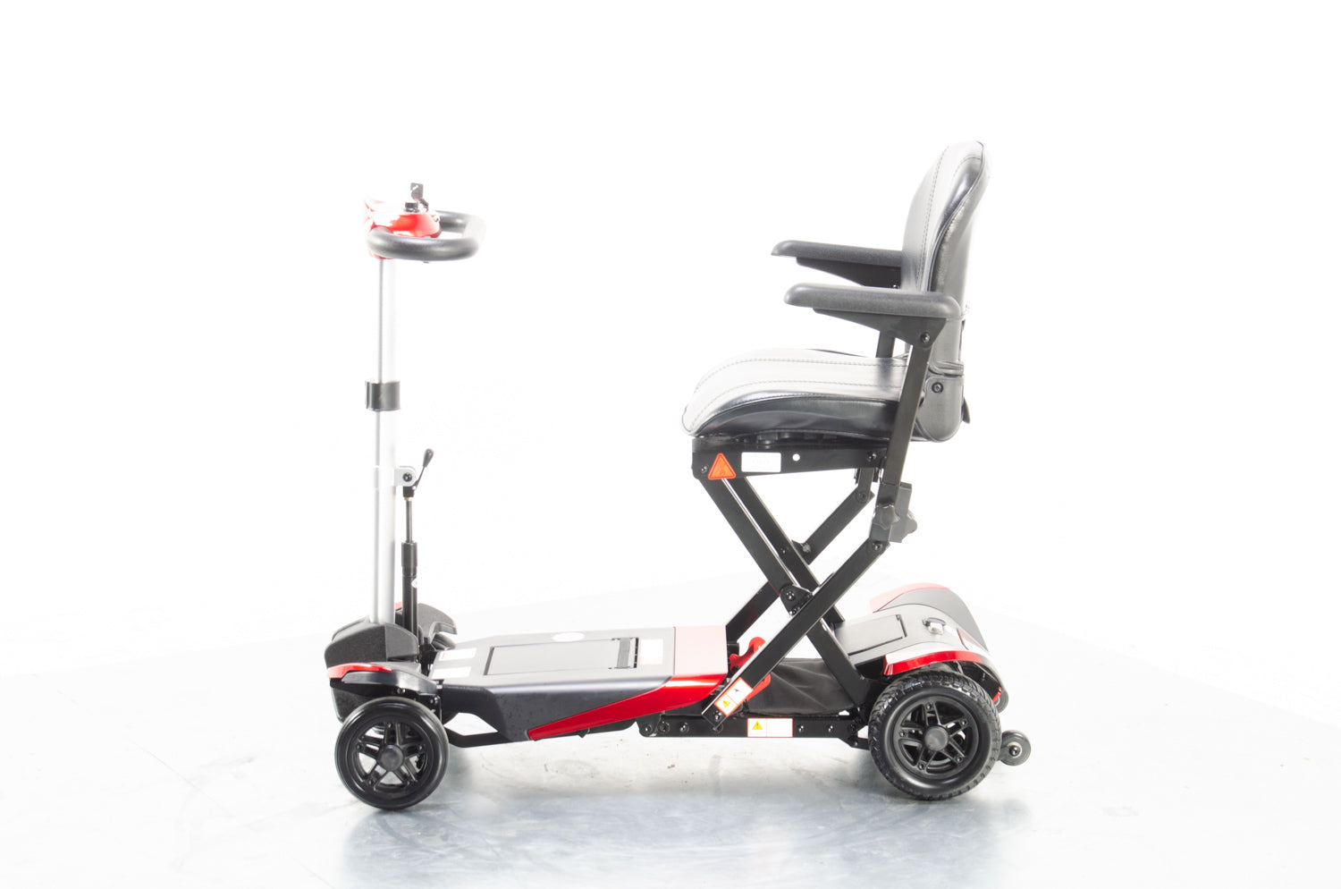 2018 Monarch Smarti 4mph Remote Auto Folding Mobility Scooter in Red