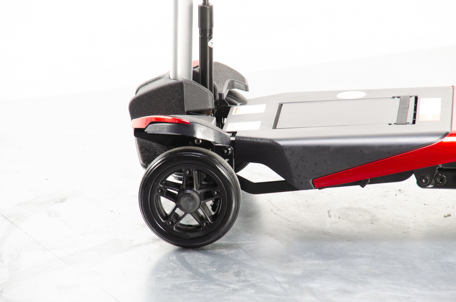 2018 Monarch Smarti 4mph Remote Auto Folding Mobility Scooter in Red