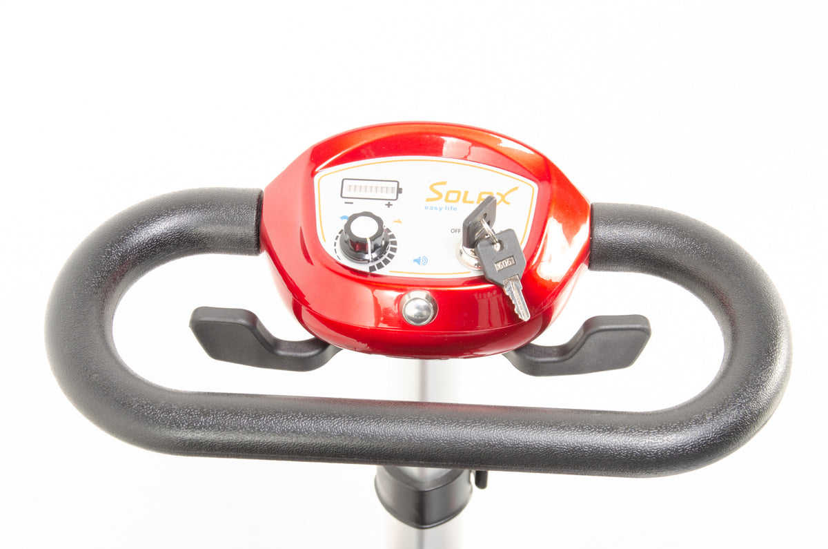 2018 Monarch Smarti 4mph Remote Auto Folding Mobility Scooter in Red
