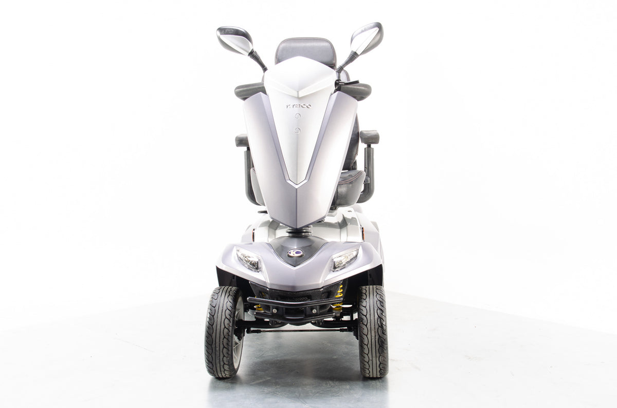 Kymco Maxer 8mph Large All Terrain Mobility Scooter in Metallic Grey Excellent Condition