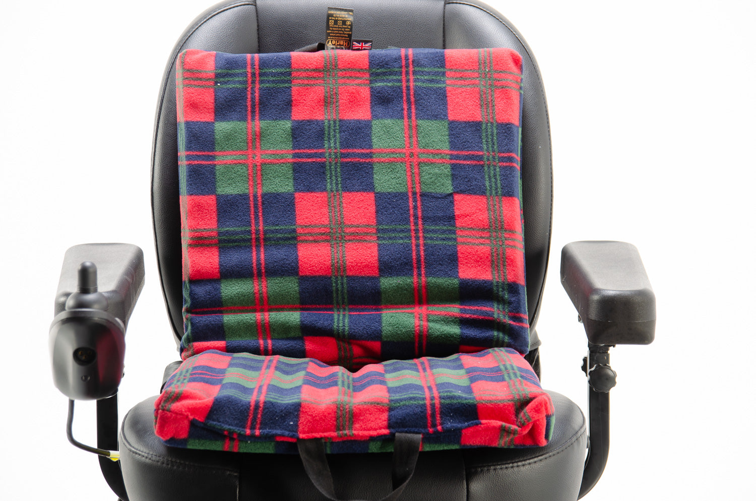 Harley 2-Way Sculptured Support Pressure Relief Lumbar Cushion Wedge Alternative Secondary image
