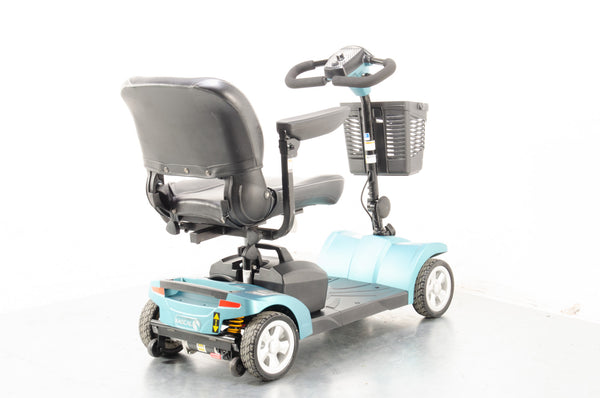 2019 Rascal Veo Sport 4mph Transportable Electric Mobility Boot Scooter with Suspension in Aquamarine