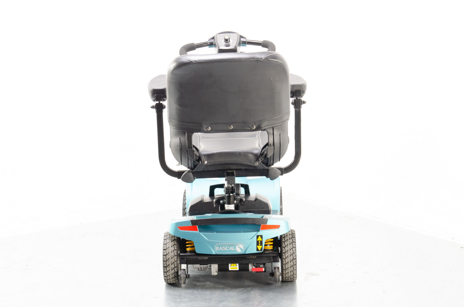 2019 Rascal Veo Sport 4mph Transportable Electric Mobility Boot Scooter with Suspension in Aquamarine