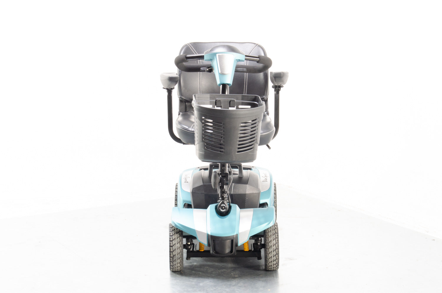 2019 Rascal Veo Sport 4mph Transportable Electric Mobility Boot Scooter with Suspension in Aquamarine