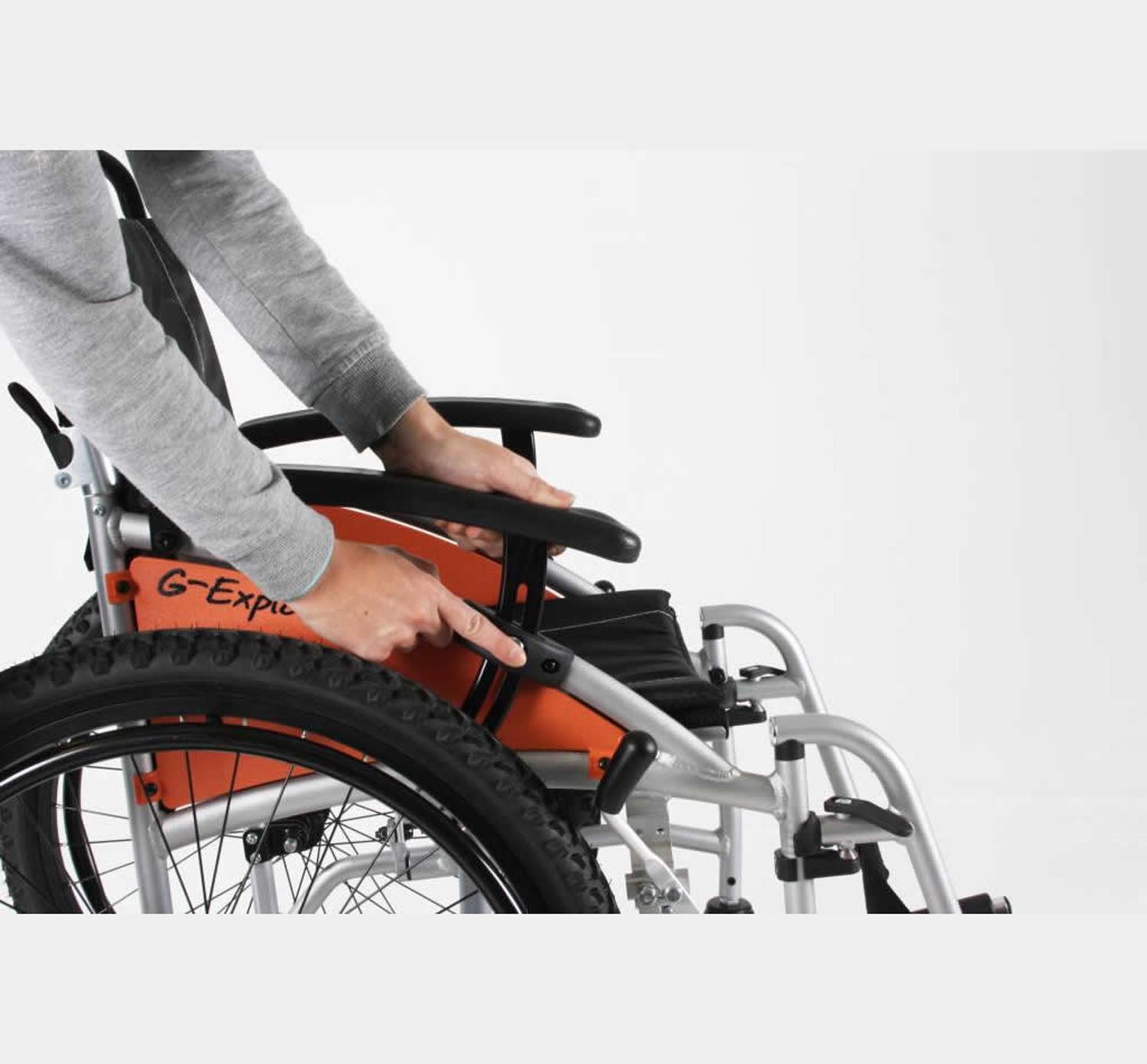 18" Van Os G-EXPLORER Wheelchair All Terrain Self Propelled Lightweight Secondary image