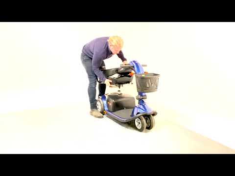 Pride Colt Twin Used Electric Mobility Scoter Transportable Trike Pavement Folding