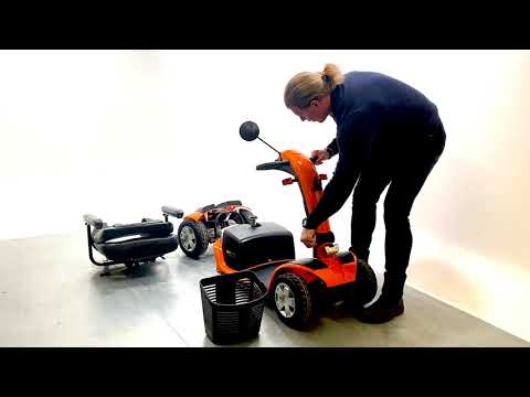 Pride Colt Plus Used Mobility Scooter Midsize Pavement Transportable 25 Stone Folding