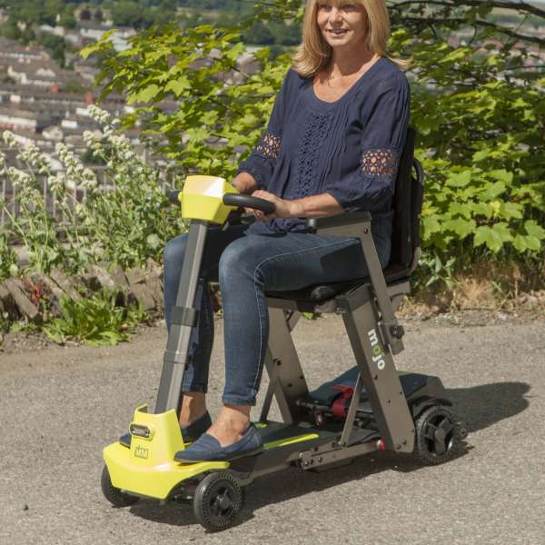 Monarch Mojo 4mph Auto Folding Lightweight Transportable Mobility Scooter